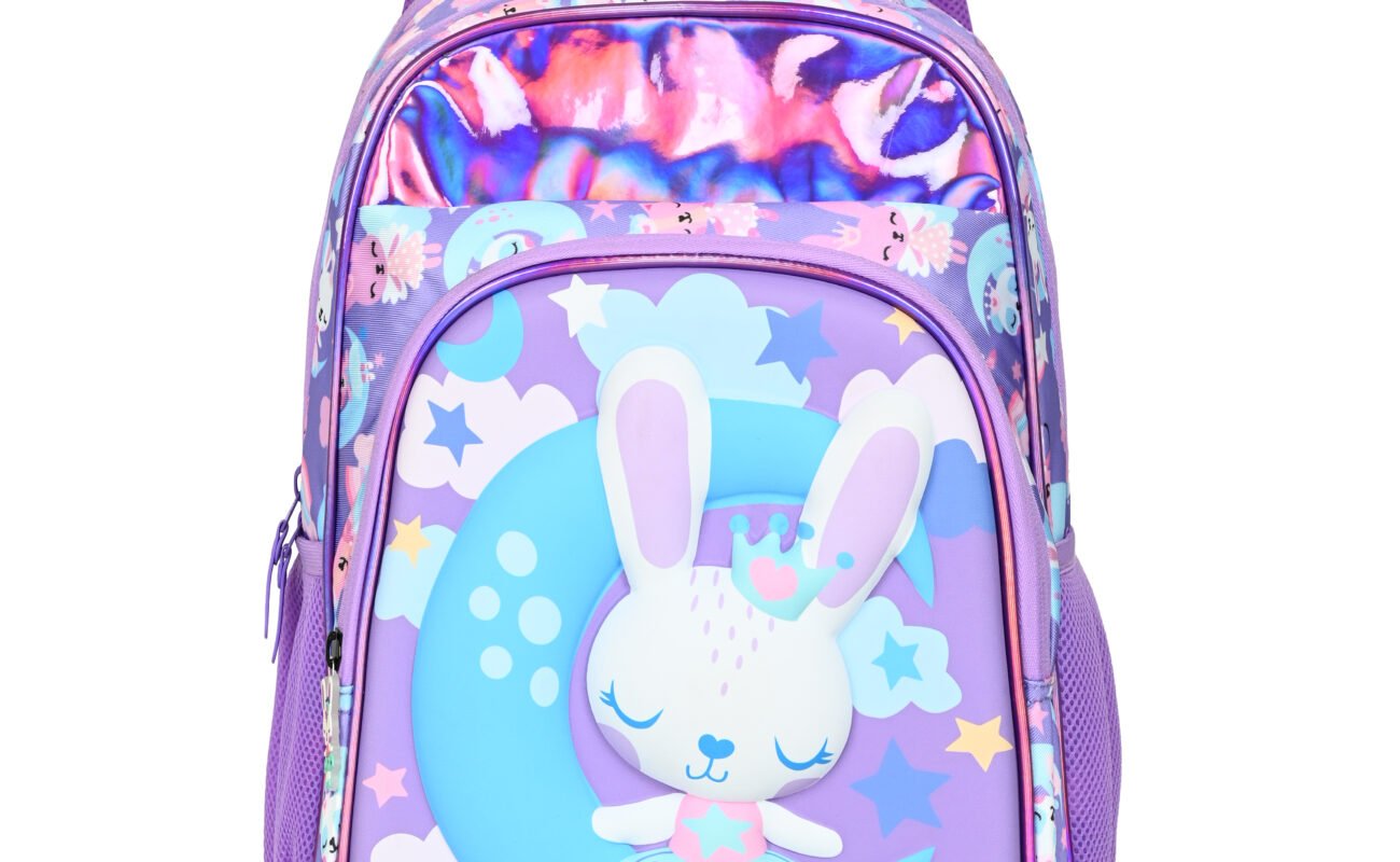 BEAUTY GIRLS BY HOTSHOT RABBITAT_1664|school bag for girls|bag for girls|15 inch|kids backpack|water resistant|20L backpack