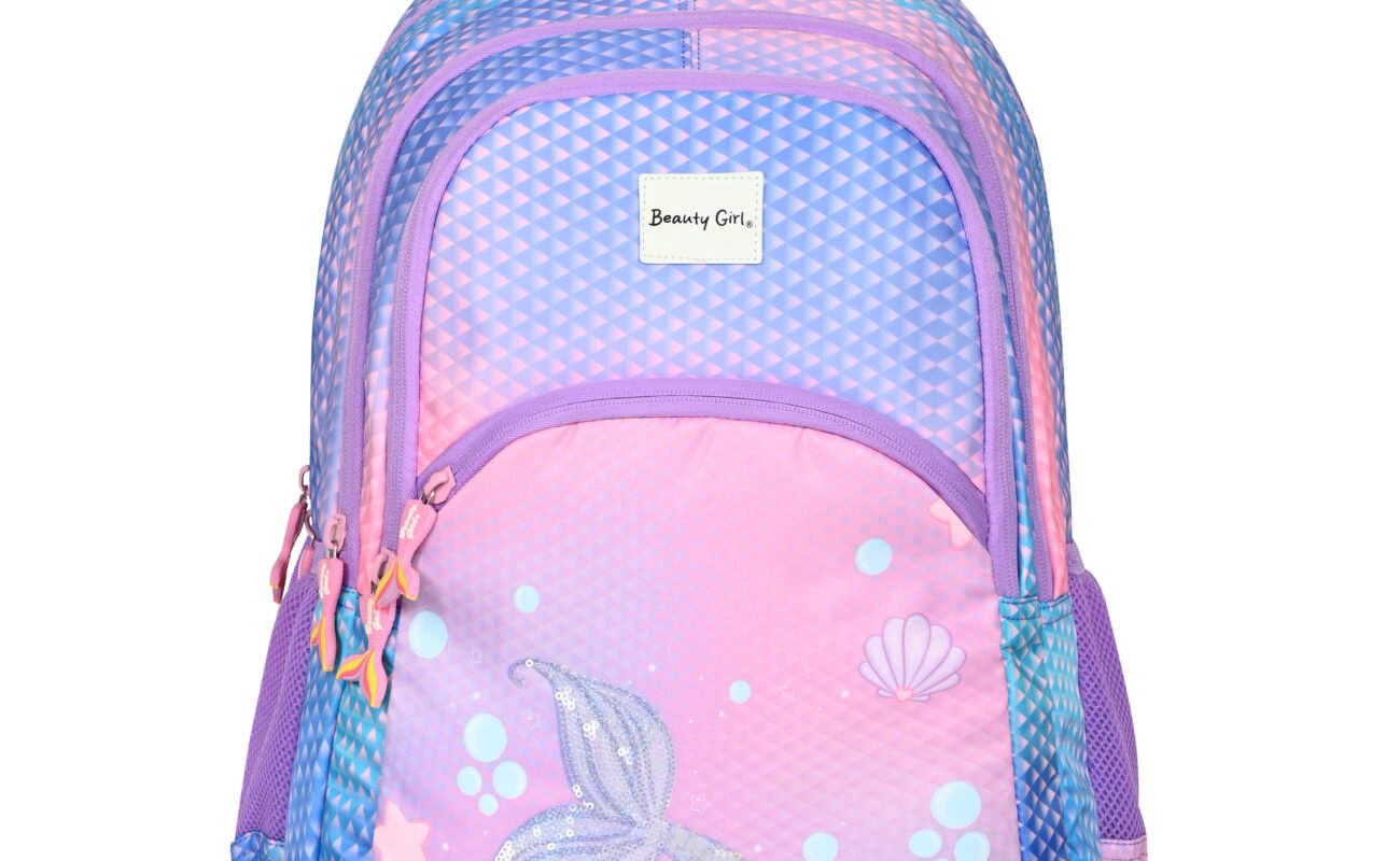 BEAUTY GIRLS BY HOTSHOT MERMAID_1669|school bag for girls|bag for girls|tution & college backpack|18 inch|kids|water resistant|34L backpack