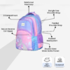 BEAUTY GIRLS BY HOTSHOT MERMAID_1669|school bag for girls|bag for girls|tution & college backpack|18 inch|kids|water resistant|34L backpack - Image 10