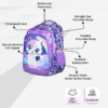 HOTSHOT UNIVERSE CAT_1822|school bag for girls|bag for girls |kids school bag|18 INCH|water resistant|32L kids backpack - Image 8