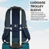 HOTSHOT laptop backpack for men|bag for men|office & college backpack|laptop bag|15.6 inch|Chest Strap|Trolley sleeve|32 L bag for men & women - Image 7