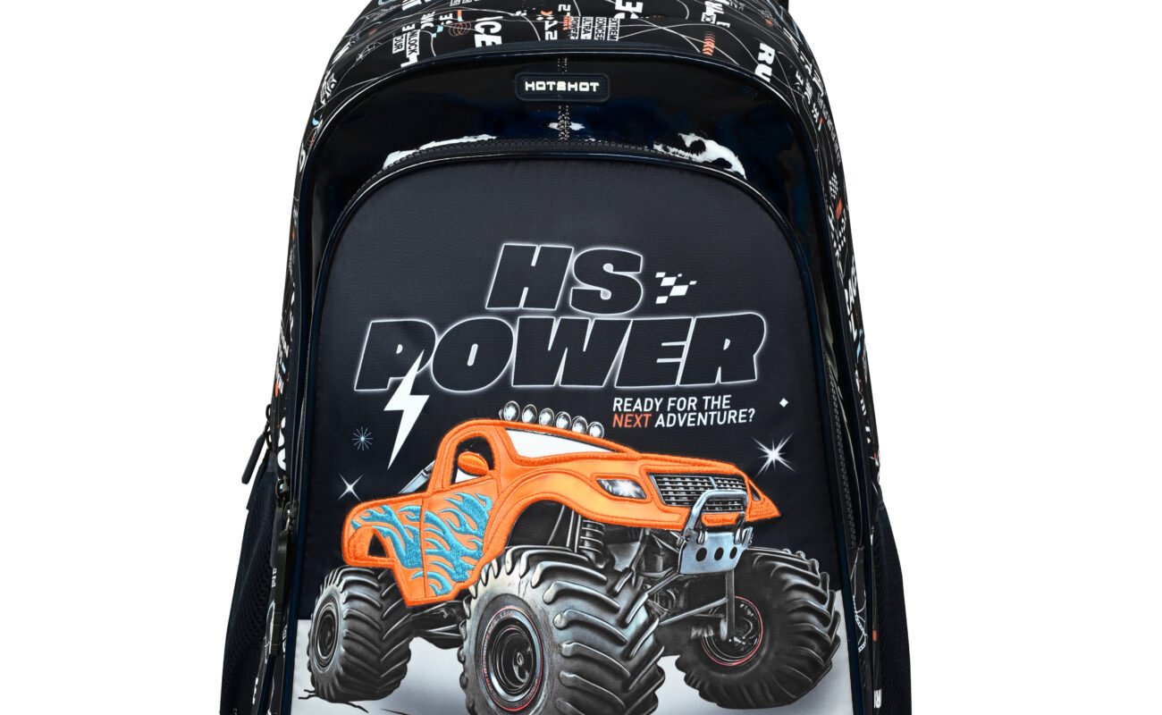 HOTSHOT HSPOWER_1820|school bag for boys|kid bag|bag for girls|backpack for boys|19 INCH|water resistant|36 L school bag