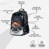 HOTSHOT HSPOWER_1820|school bag for boys|kid bag|bag for girls|backpack for boys|19 INCH|water resistant|36 L school bag - Image 6