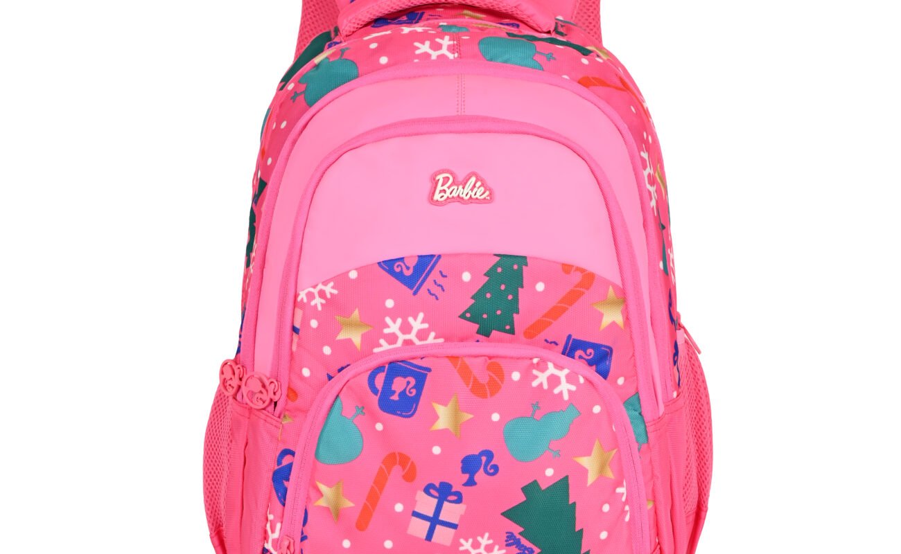 HOTSHOT barbie school bag for girls|kid bag|bag for girls|backpack for girls|17 INCH|water resistant|25 L school bag