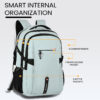 HOTSHOT QUANTUM_1355| 35 L unisex laptop backpack |15.6 inch|Detachable Key Ring,|Trolley sleeve|laptop bag for men|office & college|bag for men & women - Image 9