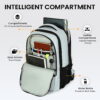 HOTSHOT QUANTUM_1355| 35 L unisex laptop backpack |15.6 inch|Detachable Key Ring,|Trolley sleeve|laptop bag for men|office & college|bag for men & women - Image 8