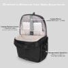 HOTSHOT All-Rounder Laptop Backpack with Raincover|Office|College|Travel|Anti Theft Pocket|Suspension Straps|Trolley Sleeve|Detachable Key Ring|for Men and Women|15 In|38L - Image 7